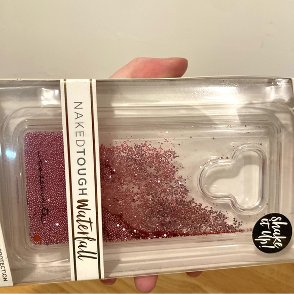 LG G6 Phone Case Pink Sparkle Waterfall Case-Mate New Old Stock - Picture 3 of 11